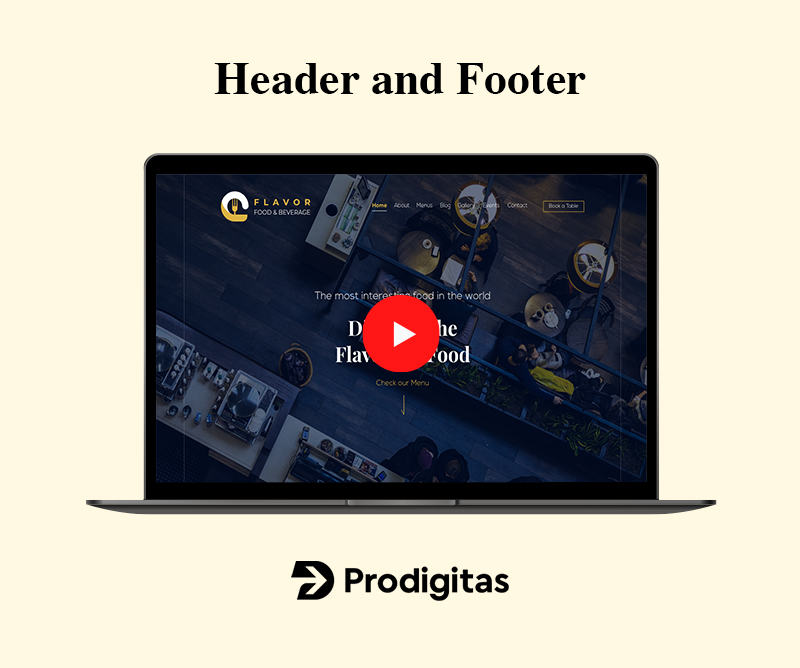 Header and Footer