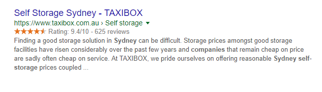 self storage sydney